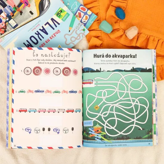 Stop nude! Počas nekonečných ciest autom s knižkou plnou zábavných aktivít. Majte ju vždy po ruke!