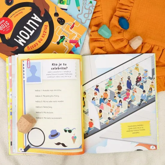 Stop nude! Počas nekonečných ciest lietadlom s knižkou plnou zábavných aktivít. Majte ju vždy po ruke!