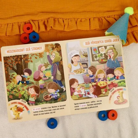 Predškolák Miško a Brumko pomôžu deťom uvedomiť si plynutie času prostredníctvom sviatkov v roku.