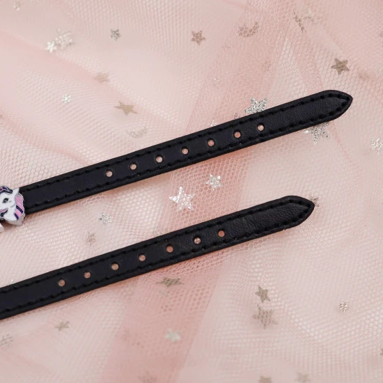 Čierny detský náramok s menom KLASIK Nojomojo