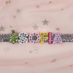 Písmeno F Prívesok na náramok 1ks