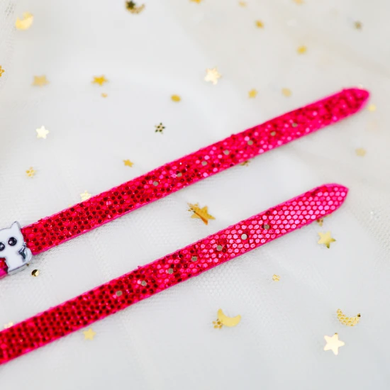 Čerešňový detský náramok s menom DISCO Nojomojo