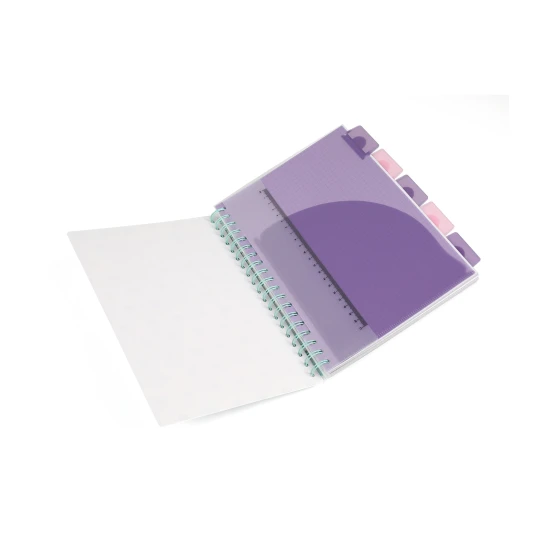 Poznámkový blok B5 Stitch Pastel s farebnými záložkami a veselým motívom Disney postavičky Stitch