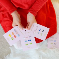 Náušnice na každý deň Hviezdice 7 párov