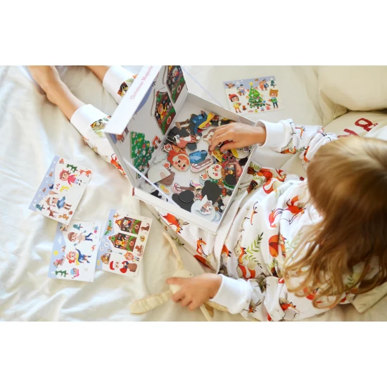 Magnetická kniha s témou Vianoc pre deti