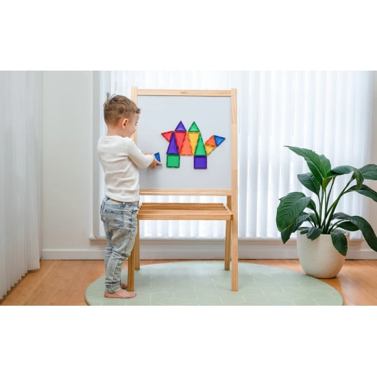 CONNETIX 24-dielna Rainbow Mini Pack Sada – Magnetické dlaždice v pestrých farbách podporujúce kreativitu a tvorbu rôznych projektov pre deti.