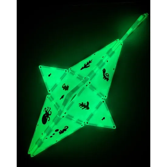 Originálna magnetická stavebnica, ktorá svieti v tme.