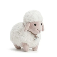Ovečka Dolly so zvončekom 13 cm Milky
