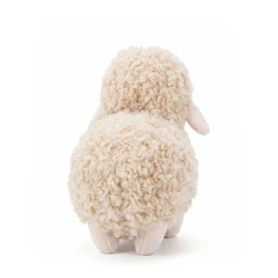 Ovečka Dolly so zvončekom 13 cm Beige