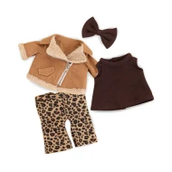 Lucky Doggy Set oblečenia pre psíka - Leopard Fur outfit