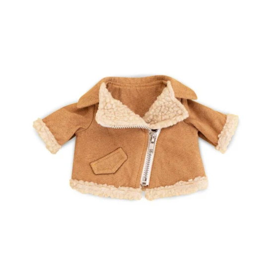 Lucky Doggy oblečenie pre psíka Leopard Fur Outfit – zimná bunda, tričko a leopardie nohavice pre plyšového psíka