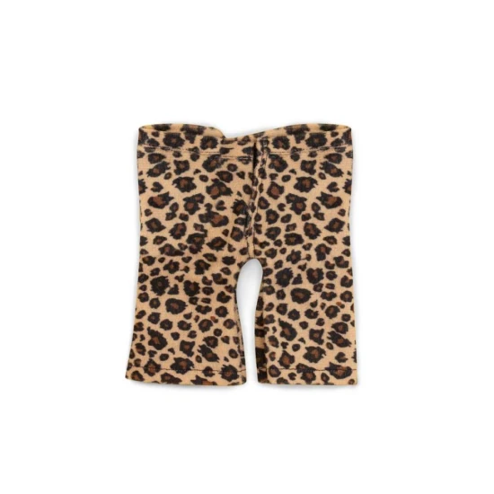 Lucky Doggy oblečenie pre psíka Leopard Fur Outfit – zimná bunda, tričko a leopardie nohavice pre plyšového psíka