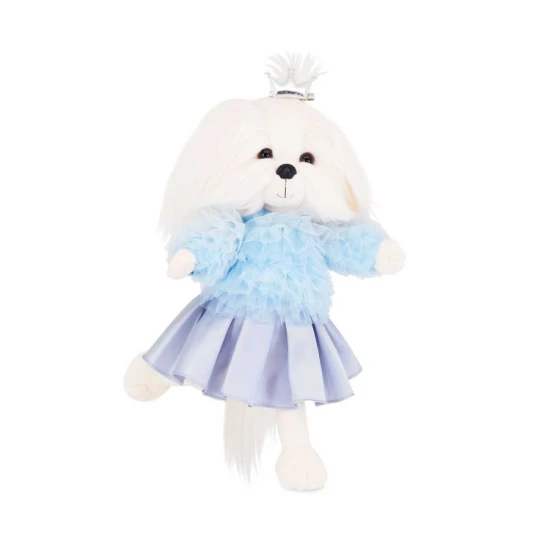 Lucky Doggy Plyšový psík Maltézská fenka - Mimi Carnival, mäkký plyšový psík pre deti
