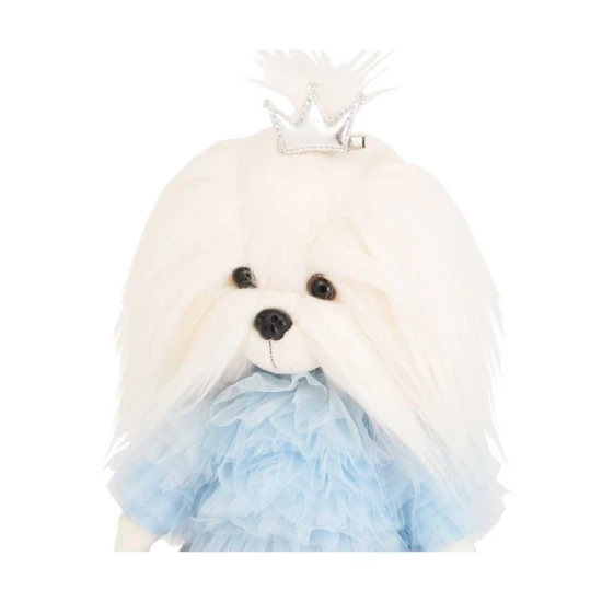 Lucky Doggy Plyšový psík Maltézská fenka - Mimi Carnival, mäkký plyšový psík pre deti