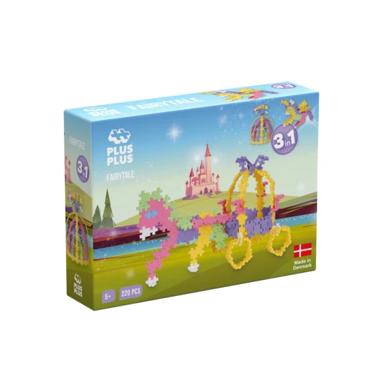 Plus-Plus Pastel 3v1 Rozprávky 220 ks
