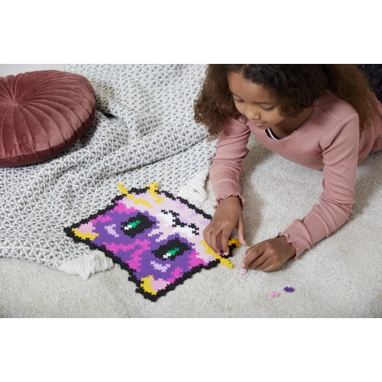 Kreatívna sada Plus-Plus – Skladaj podľa čísel Mačička – 500 dielikov, mozaika mačičky