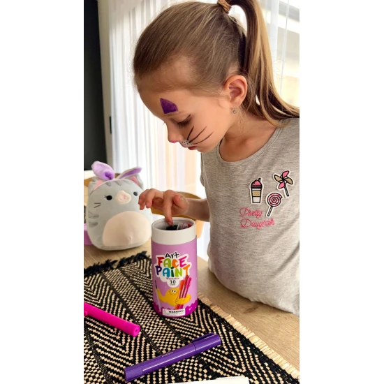 Veselé farby na tvár 10 ks Tooky Toy