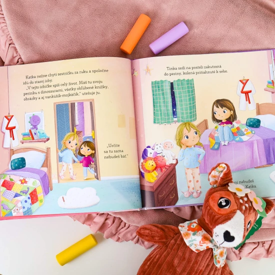 Roztomilé čítanie na dobrú noc, ktoré je oslavou jedinečného sesterského puta.