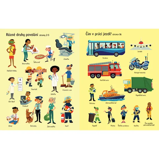 Povolání Samolepková knížka