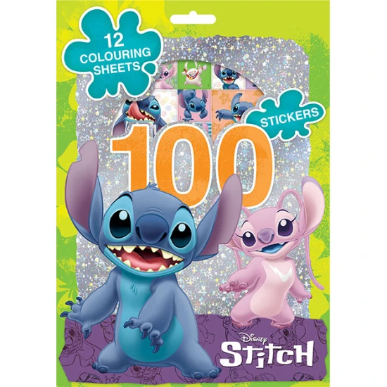 Lilo & Stitch – 100 samolepek a omaľovánkové listy v jednej knihe