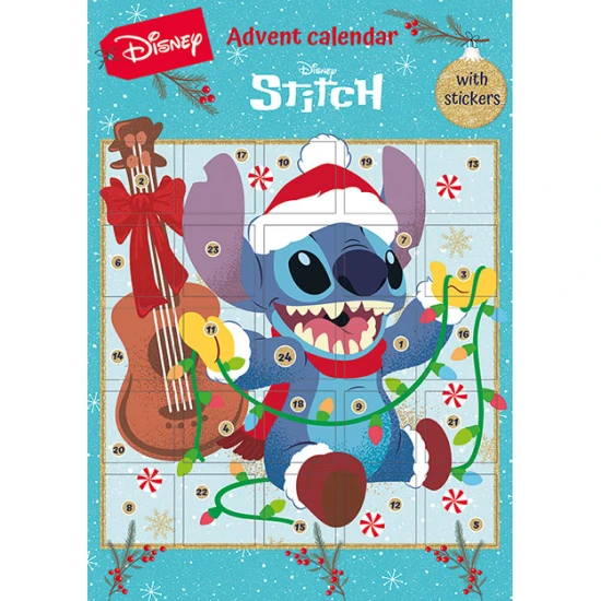 Adventný kalendár so samolepkami Lilo & Stitch – Jiri Models 2719-0L