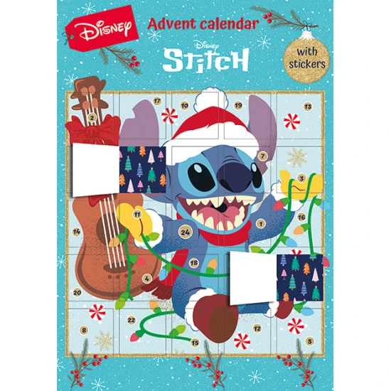 Adventný kalendár so samolepkami Lilo & Stitch – Jiri Models 2719-0L