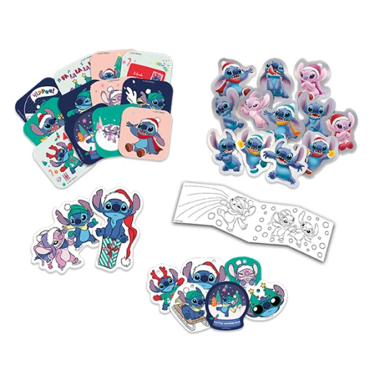Adventný kalendár so samolepkami Lilo & Stitch – Jiri Models 2719-0L