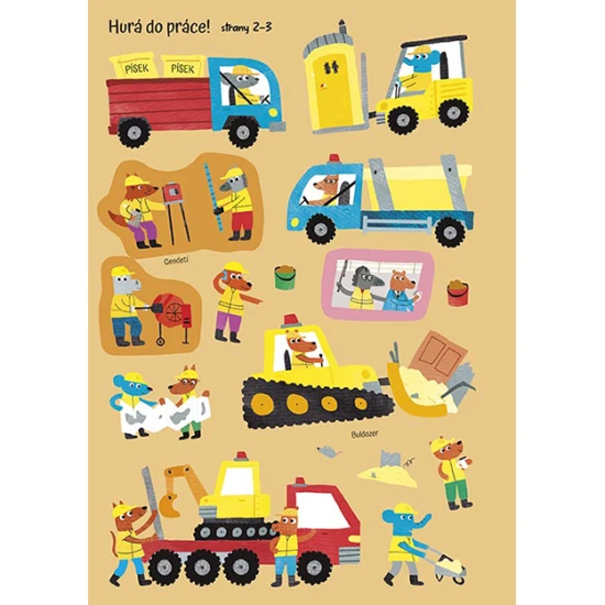 Na stavbě Moje první samolepkování