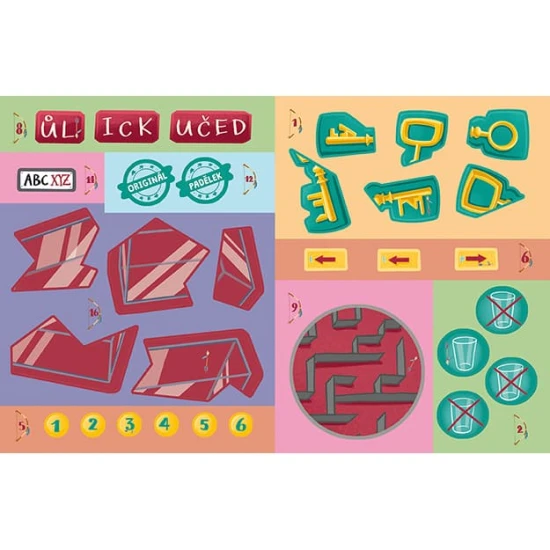 Samolepková únikovka - Honba za zlatým tomahavkem – detský zábavný zošit s úlohami a samolepkami