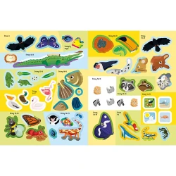 Svietia v tme - Zvieratká Samolepková knižka