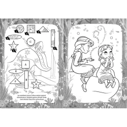 Vymaľovanky A4 so samolepkami Ľadové kráľovstvo