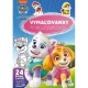 Labková patrola – Kreatívna vymaľovanka so samolepkami pre deti