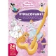 Zábavné maľovanie s princeznami – omaľovánky a samolepky v jednom