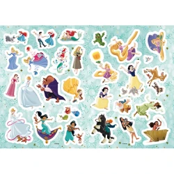 Vymaľovanky A4 so samolepkami Princezné