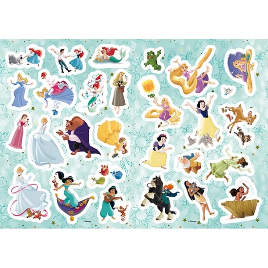 Zábavné maľovanie s princeznami – omaľovánky a samolepky v jednom