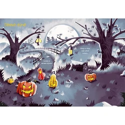 Třpytivý Halloween Moje první samolepkování