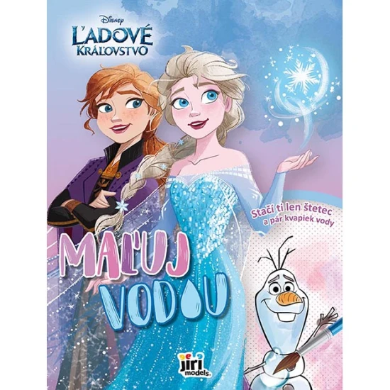Maľuj vodou A4 – ľadové kráľovstvo plné farieb a zábavy