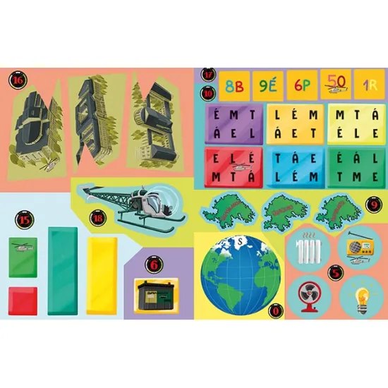 Samolepková únikovka V oku búrky – interaktívny zošit plný hádaniek, úloh a samolepiek pre deti.