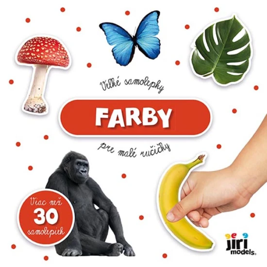 Veľké samolepky pre malé rúčky – učíme sa farby