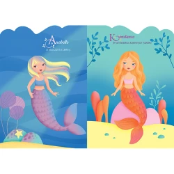 Šaty pro mořské víly Tvarované oblékání se samolepkami