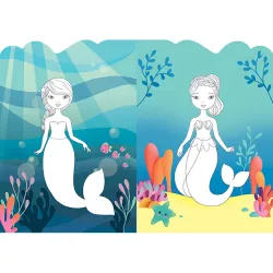 Šaty pro mořské víly Tvarované oblékání se samolepkami