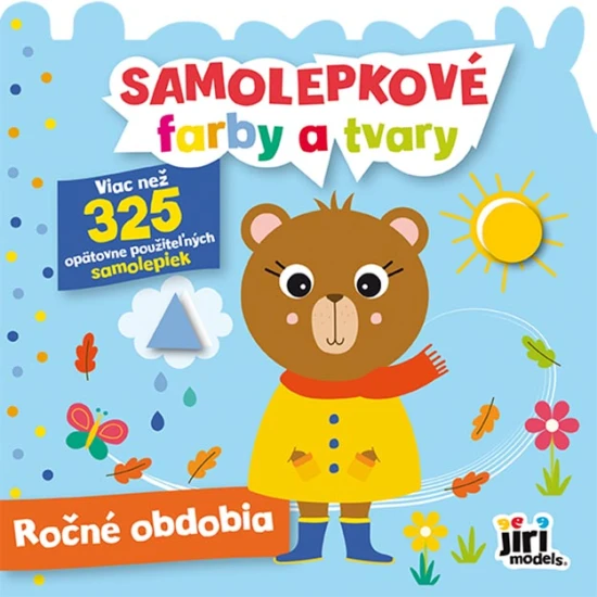 Samolepková knižka o ročných obdobiach pre deti od 2 rokov