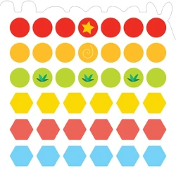 Samolepkové farby a tvary pre najmenších Dopravné prostriedky