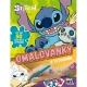 Lilo & Stitch – Barevné omalovánky s 2 listy tetování