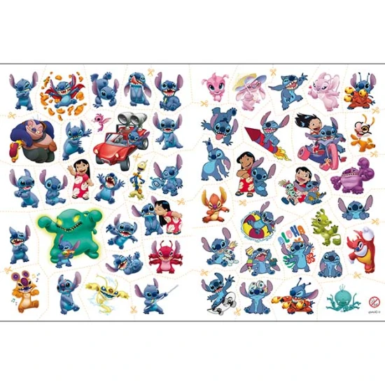 Lilo & Stitch – Barevné omalovánky s 2 listy tetování