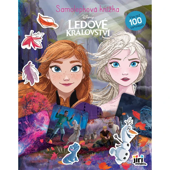 Samolepková knižka s postavičkami z Ľadového kráľovstva, ktorá podporuje detskú kreativitu a fantáziu.