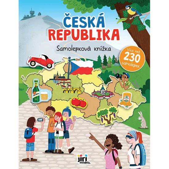 Veľká samolepková knižka Česká republika