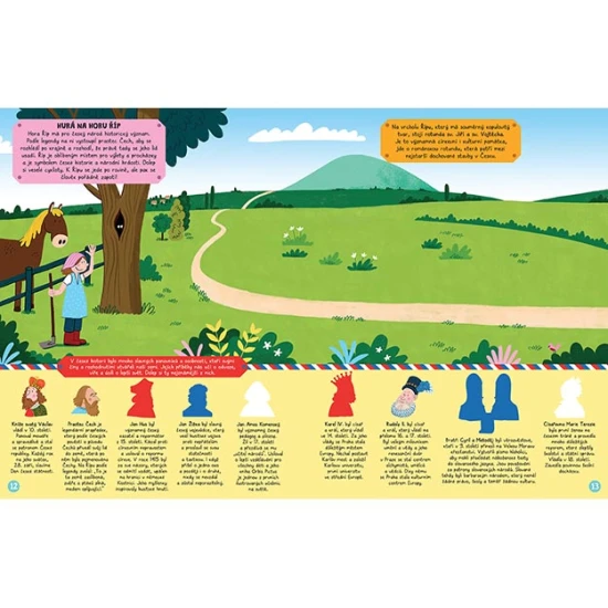 Veľká samolepková knižka Česká republika