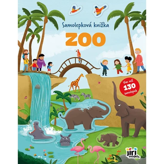 Detská knižka ZOO so samolepkami na každý deň