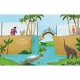 Detská knižka ZOO so samolepkami na každý deň